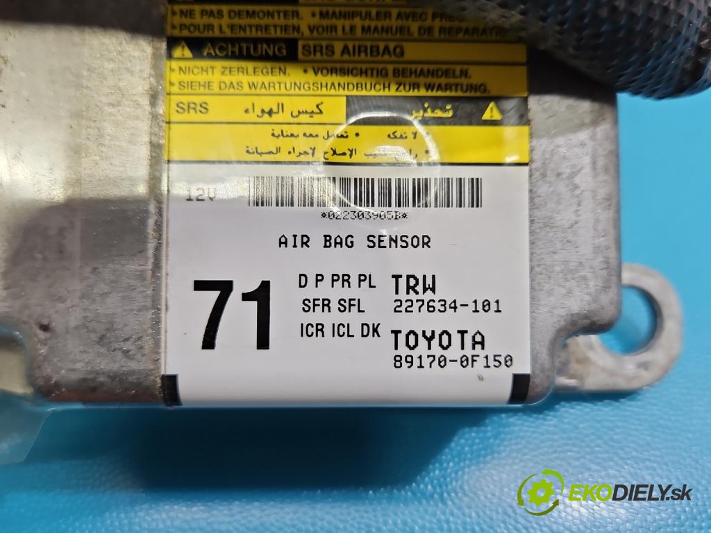 Toyota Verso 2009-2018 2.0 D4D 125 HP manual 92 kW 1998 cm3 5- riadiaca jednotka vankúše: 227634-101