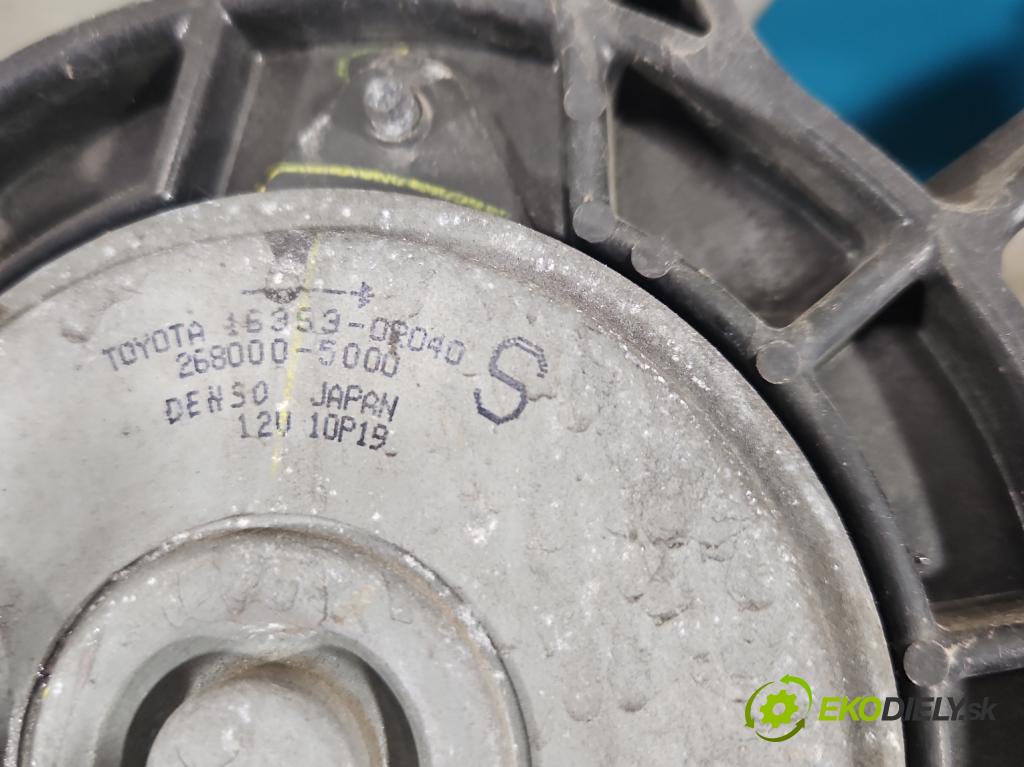 Toyota Verso 2009-2018 2.0 D4D 125 hp manual 92 kW 1998 cm3 5- ventilátor chladič 16040-0R210