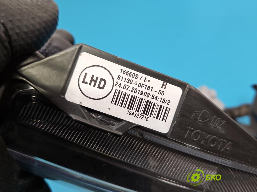 Toyota Verso 2009-2018 2.0 D4D 125 HP manual 92 kW 1998 cm3 5- Reflektor: pravý 81130-0F161-00 (Svetlo predné pravé)