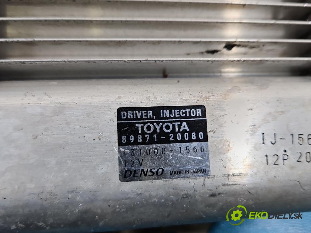 Toyota Verso 2009-2018 2.0 D4D 125 HP manual 92 kW 1998 cm3 5- riadiaca jednotka ostatné 89871-20080