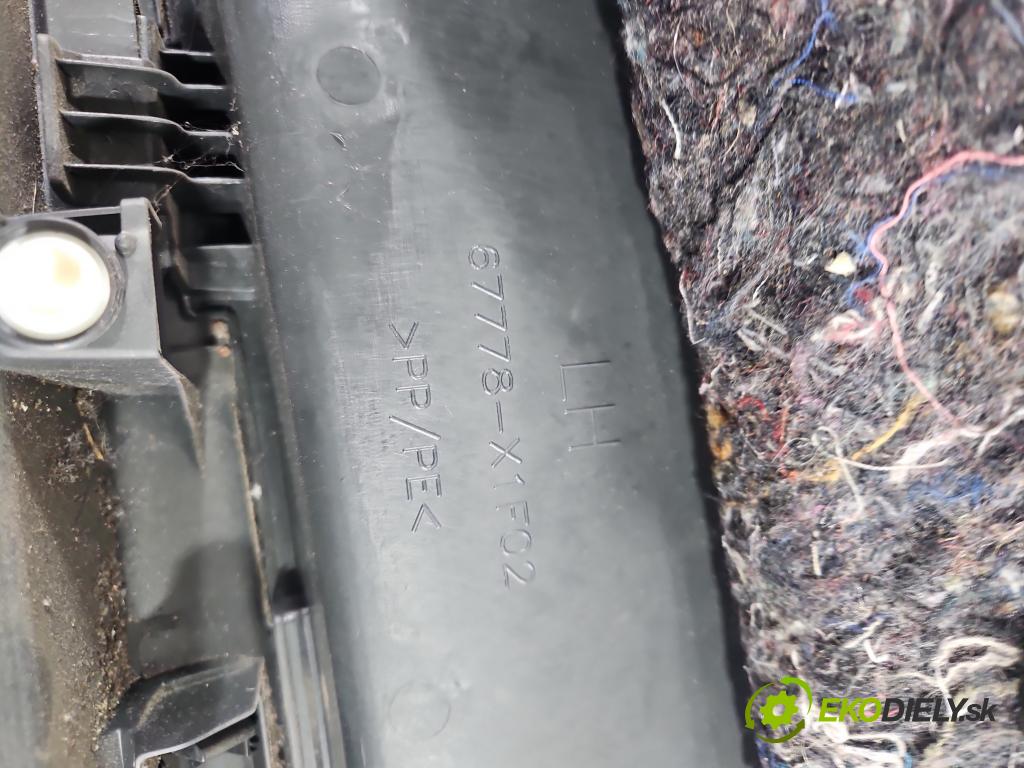 Toyota Verso 2009-2018 2.0 D4D 125 HP manual 92 kW 1998 cm3 5- Čalounictví: dvere predné ľavé