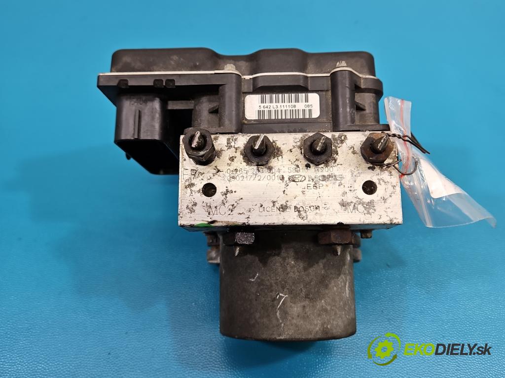 Hyundai I20 I 2008-2014 1.2 16V 78 hp manual 57.2 kW 1248 cm3 5- čerpadlo abs 0265950980 (Pumpa ABS)