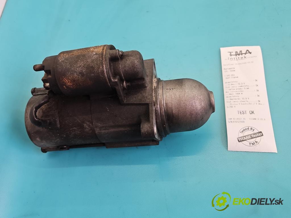 Opel Signum 2.2 16V 155 HP manual 114 kW 2198 cm3 5- štartér  (Štartér)
