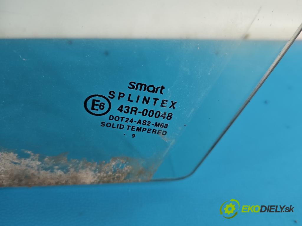 Smart Fortwo 1998-2007 54 hp manual 40 kW 599 cm3 3- sklo dveře přední levé
