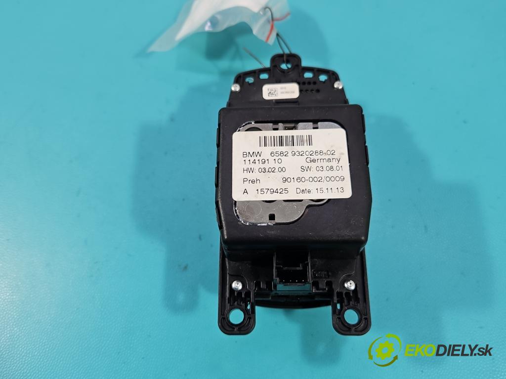 Bmw 3 F30 2011-2018 2.0d 184hp automatic 135 kW 1995 cm3 5- prepínač rádio: navigácie 9320288