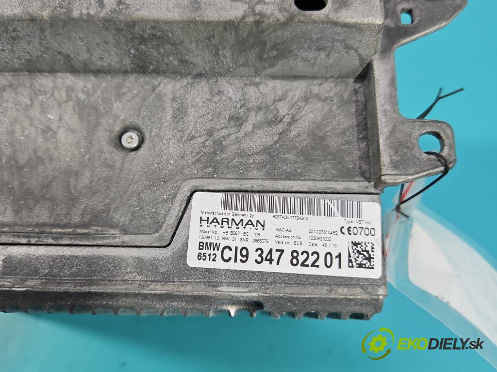 Bmw 3 F30 2011-2018 2.0d 184hp automatic 135 kW 1995 cm3 5- Radio originál 9347822