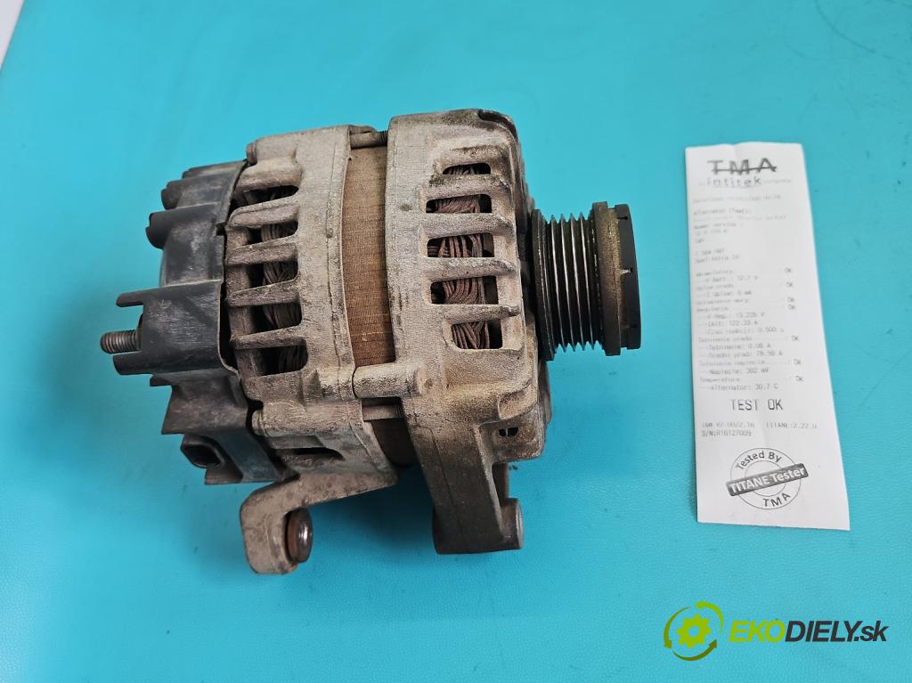 Opel Astra IV 2009-2015 1.4 T 140 HP manual 103 kW 1364 cm3 4- Alternator 13597227 (Alternátor)