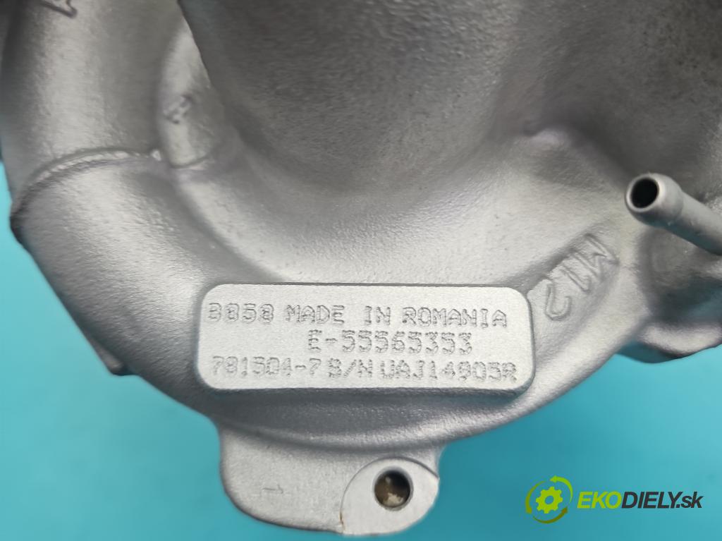 Opel Astra IV 2009-2015 1.4 T 140 hp manual 103 kW 1364 cm3 4- Turbodmychadlo repasováno 781504-7