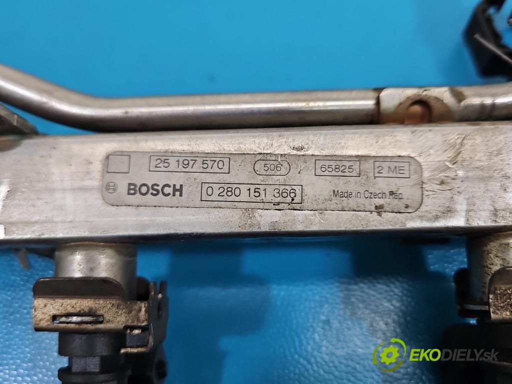 Opel Astra IV 2009-2015 1.4 T 140 HP manual 103 kW 1364 cm3 4- vstrek 0280158205 (Vstrekovač paliva)