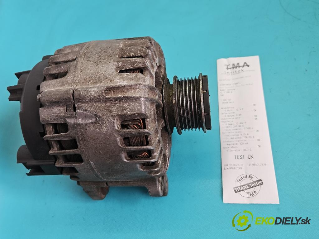 Skoda Yeti 2009-2017 2.0d 170 HP manual 125 kW 1968 cm3 5- Alternator 03L903023E (Alternátor)