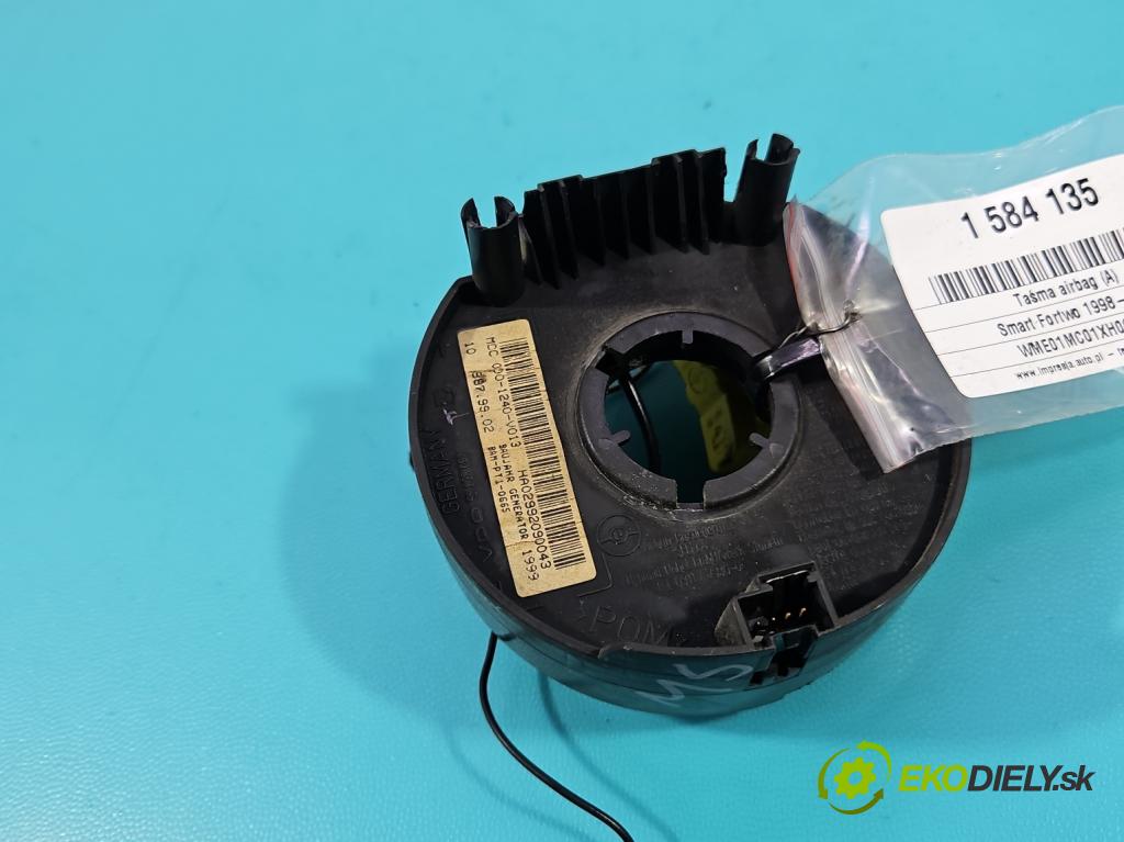 Smart Fortwo 1998-2007 54 HP manual 40 kW 599 cm3 3- Páska: airbag 96628001 (Airbag)