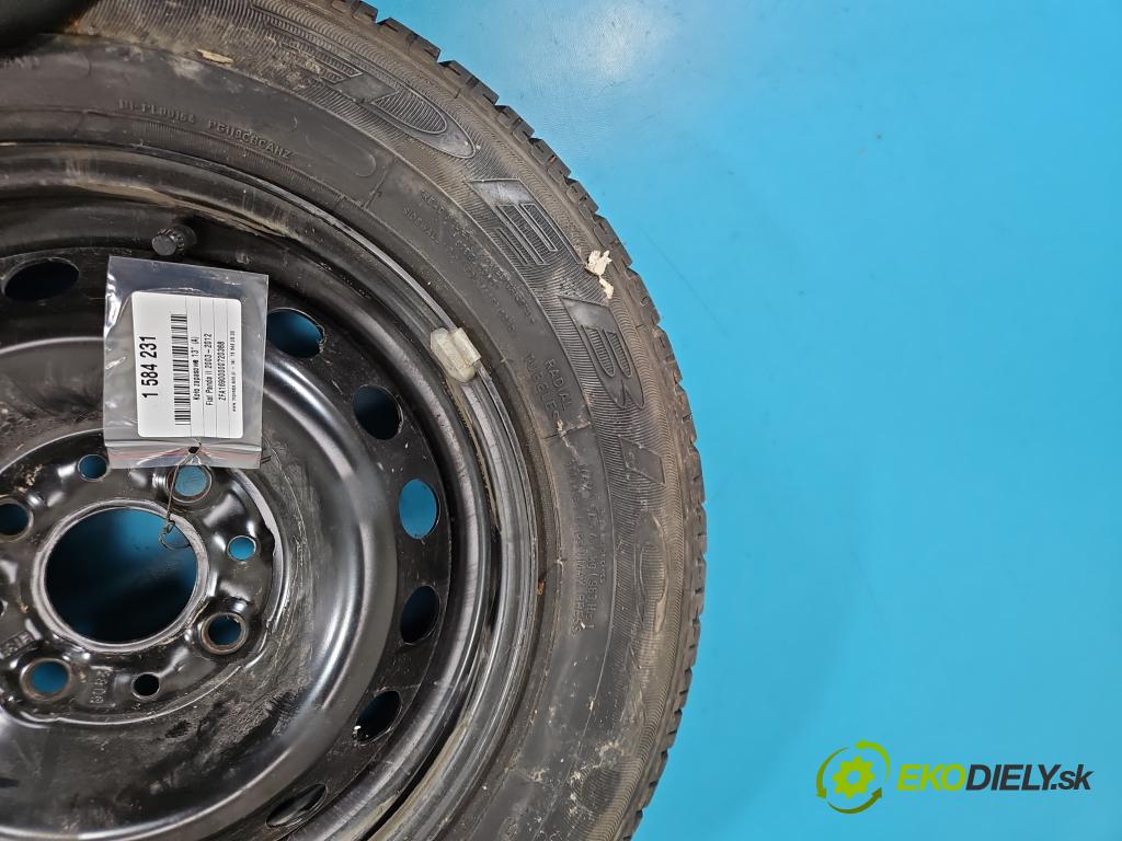 Fiat Panda II 2003-2012 1.1 8V 54 HP manual 40 kW 1108 cm3 5- koleso rezervne 13"