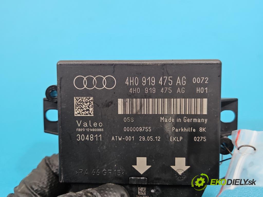 Audi A6 C7 2011-2018 2.0 tdi 177 HP automatic 130 kW 1968 cm3 5- riadiaca jednotka parkovaní: 4H0919475AG