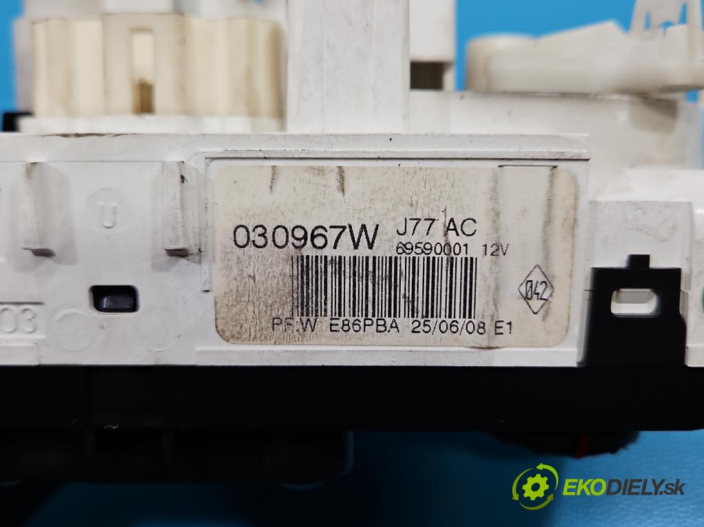 Renault Clio III 2005-2012 1.5 dci 68 HP manual 50 kW 1461 cm3 3- panel kúrenia 96590001