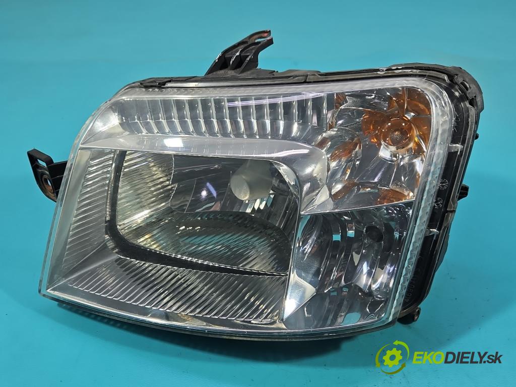 Fiat Panda II 2003-2012 1.1 8V 54 HP manual 40 kW 1108 cm3 5- Reflektor: ľavý  (Kľučka dverí ostatné)