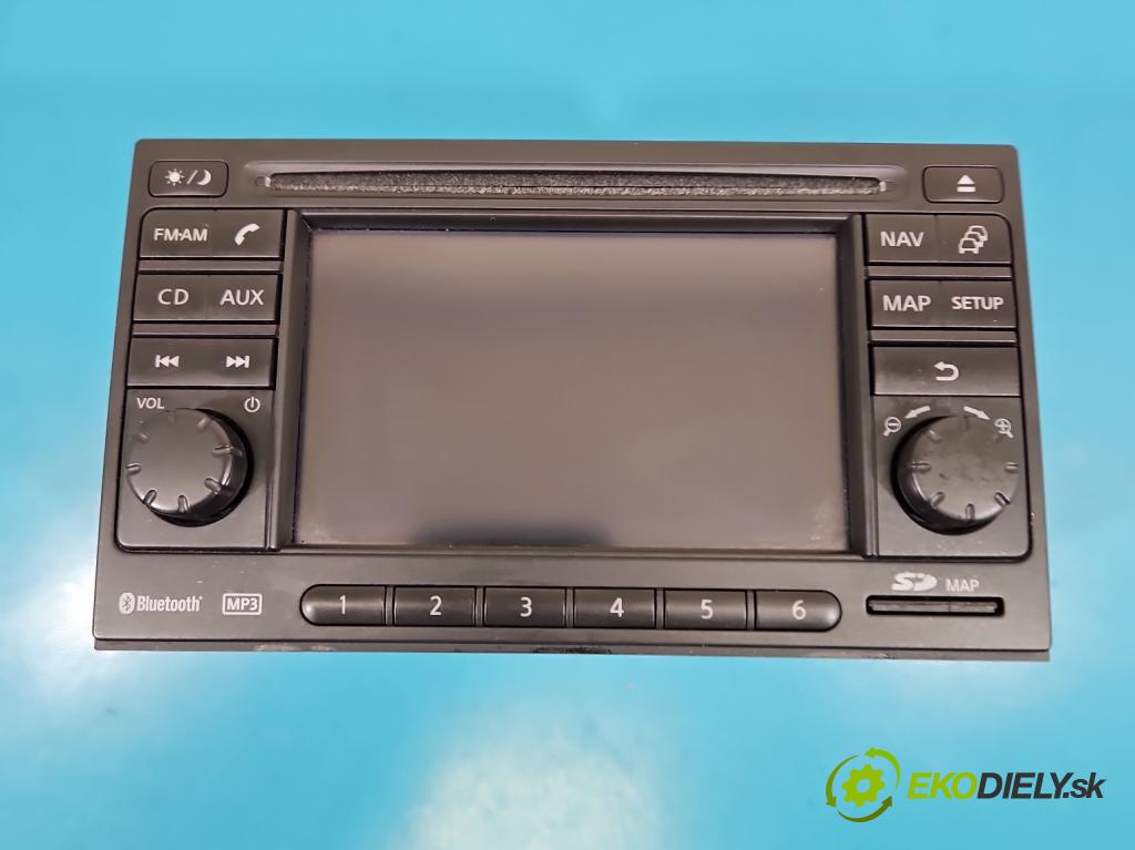 Nissan Qashqai I J10 2006-2013 1.6 16V 114 HP manual 84 kW 1598 cm3 5- Radio originál 25915BH10C