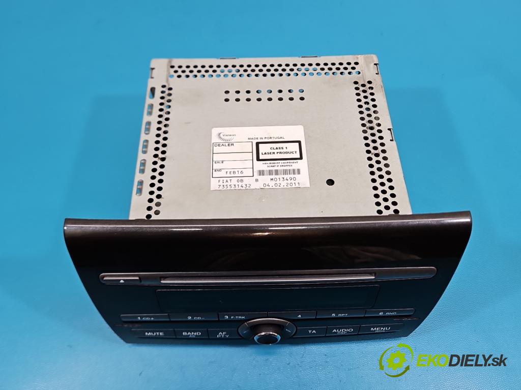 Fiat Bravo II 2007-2014 1.6 jtd 120 HP manual 88 kW 1598 cm3 5- Radio originál 735531432