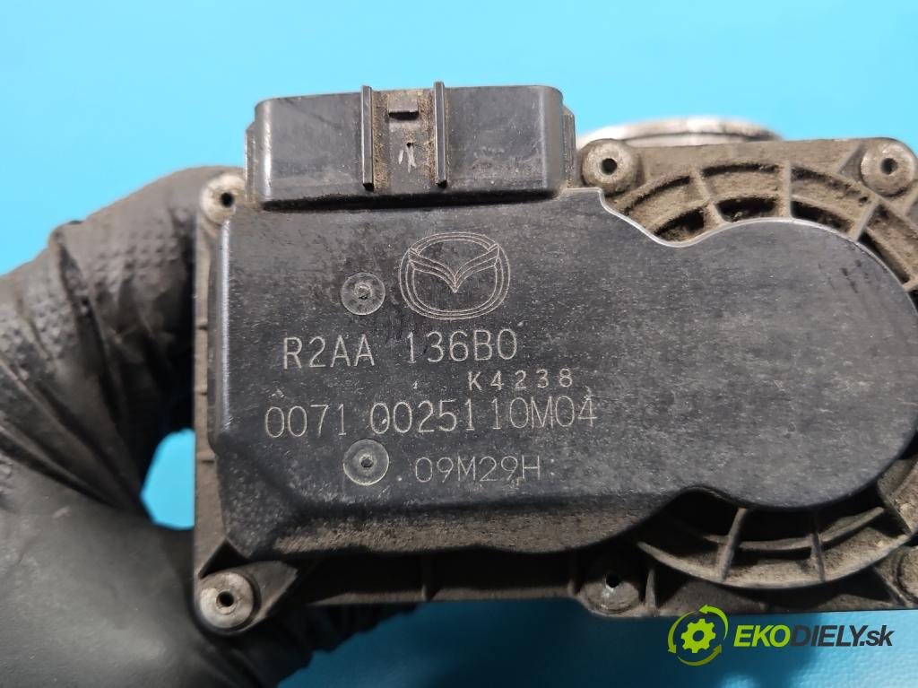 Mazda 6 II GH 2007-2012 2.2 citd 125 HP manual 92 kW 2184 cm3 5- klapka R2AA136B0 (Škrtiaca klapka)