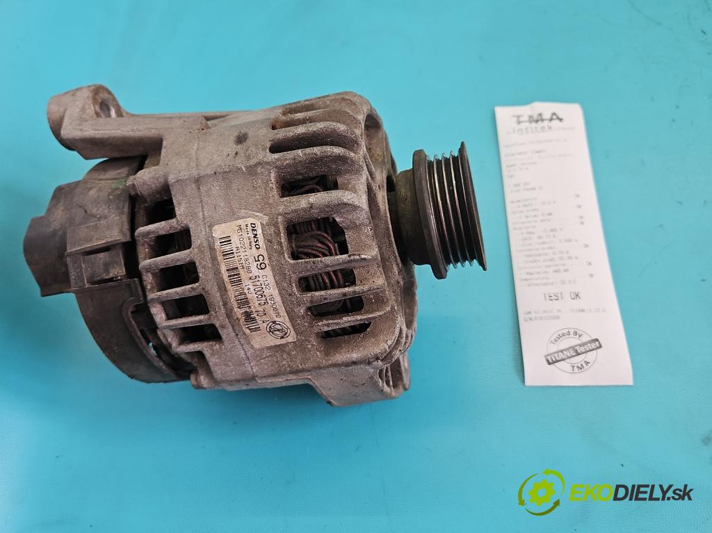Fiat Panda II 2003-2012 1.1 8V 54 HP manual 40 kW 1108 cm3 5- Alternator 51700675 (Alternátor)