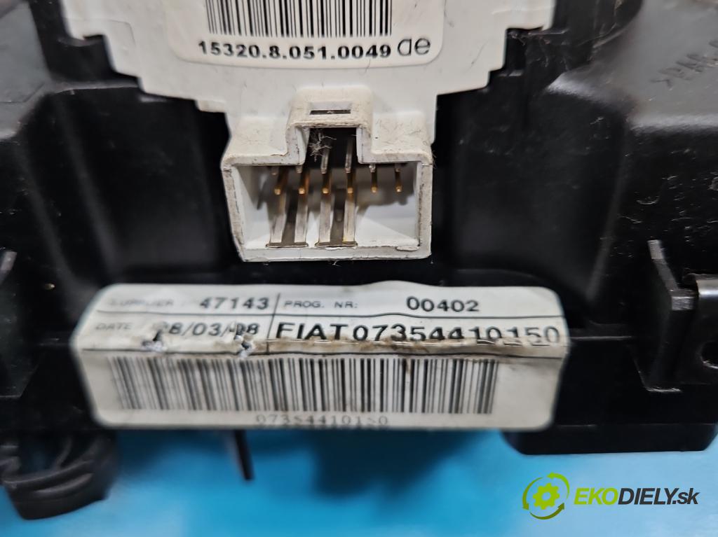 Fiat Bravo II 2007-2014 1.6 jtd 120 hp manual 88 kW 1598 cm3 5- Přepínač sdružený 07354410150 (Páčky pod volantem)