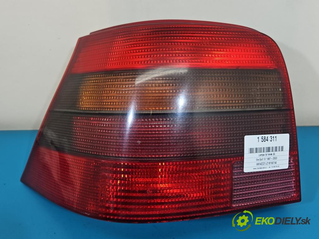 Vw Golf IV 1997-2003 1.9 tdi 101 HP manual 74 kW 1896 cm3 5- svetlo / reflektor zadné ľavé 1J6945257 (Kľučka dverí ostatné)