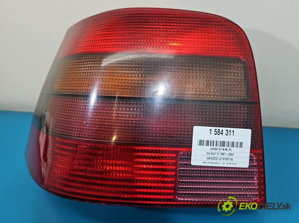 Vw Golf IV 1997-2003 1.9 tdi 101 HP manual 74 kW 1896 cm3 5- svetlo / reflektor zadné ľavé 1J6945257 (Kľučka dverí ostatné)