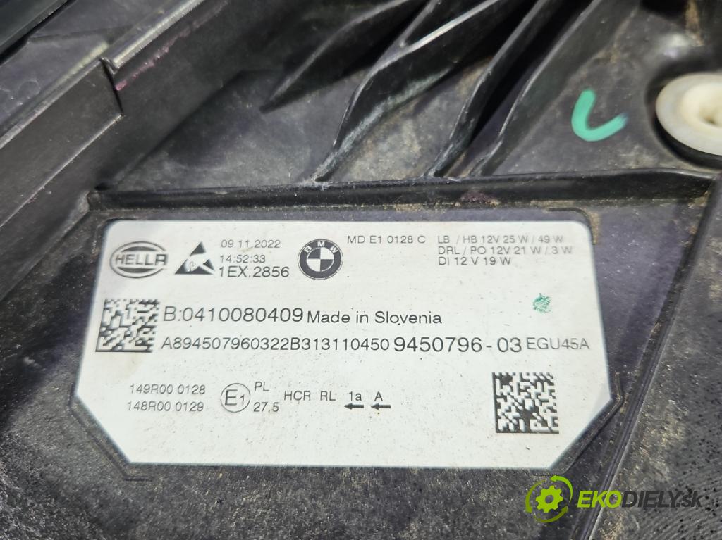 Bmw 3 G20 2018- 2.0 T 156 hp automatic 115 kW 1998 cm3 4- světlo pravý 9450796-03 (Pravé přední světlo)