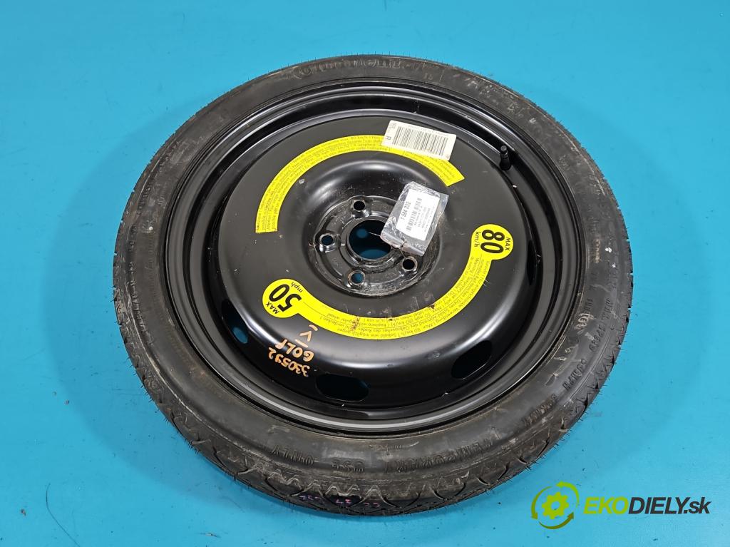 Vw Golf V 2003-2009 1.9 tdi 105 HP manual 77 kW 1896 cm3 5- koleso rezervne 18