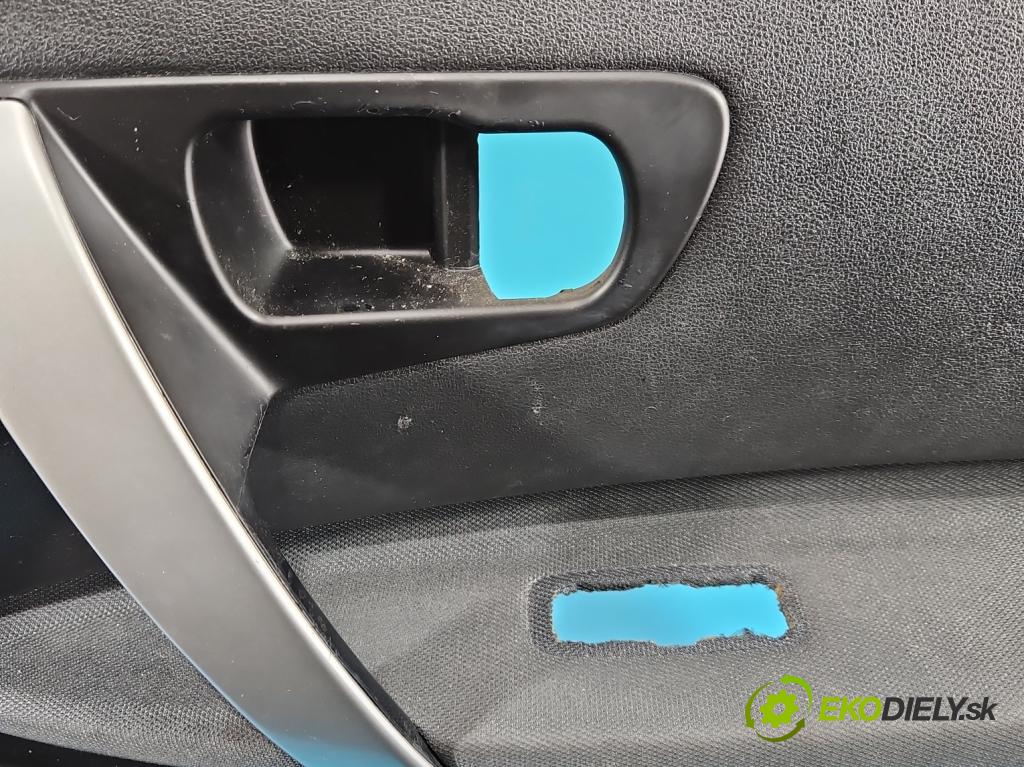 Nissan Qashqai I J10 2006-2013 1.6 16V 114 HP manual 84 kW 1598 cm3 5- Čalounictví: dvere predné pravé 80976-JD100