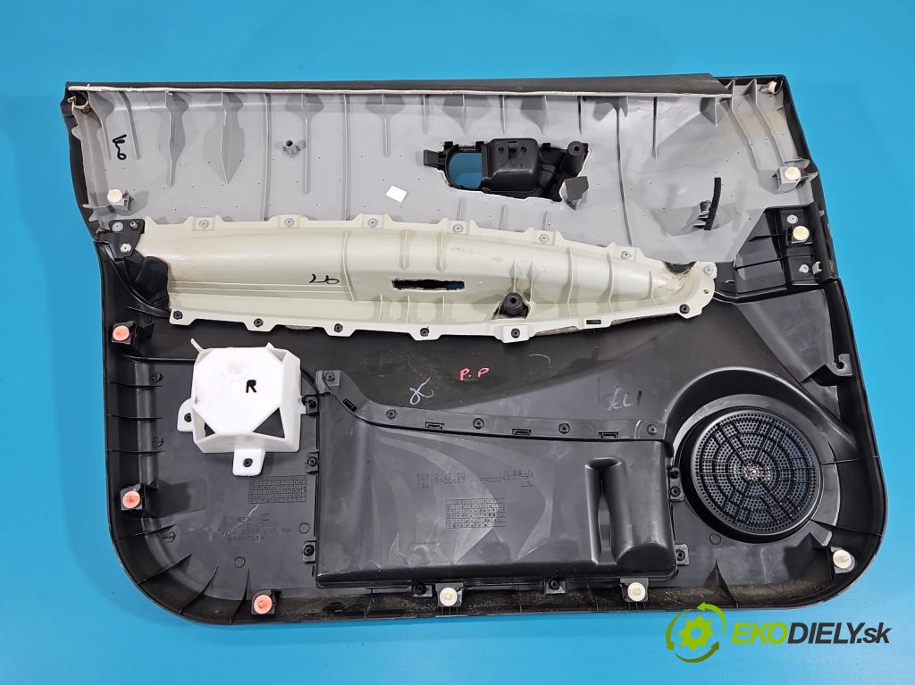 Nissan Qashqai I J10 2006-2013 1.6 16V 114 HP manual 84 kW 1598 cm3 5- Čalounictví: dvere predné pravé 80976-JD100