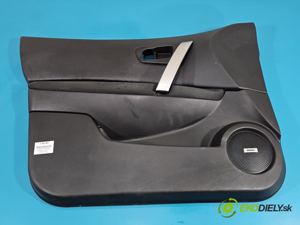 Nissan Qashqai I J10 2006-2013 1.6 16V 114 HP manual 84 kW 1598 cm3 5- Čalounictví: dvere predné ľavé 80977-JD100