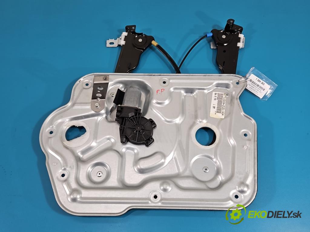 Nissan Qashqai I J10 2006-2013 1.6 16V 114 HP manual 84 kW 1598 cm3 5- mechanizmus okna predné pravý FC685AL