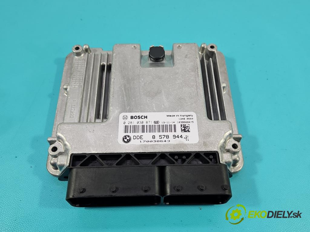 Bmw 3 F30 2011-2018 2.0d 184hp automatic 135 kW 1995 cm3 5- riadiaca jednotka motora 0281030871