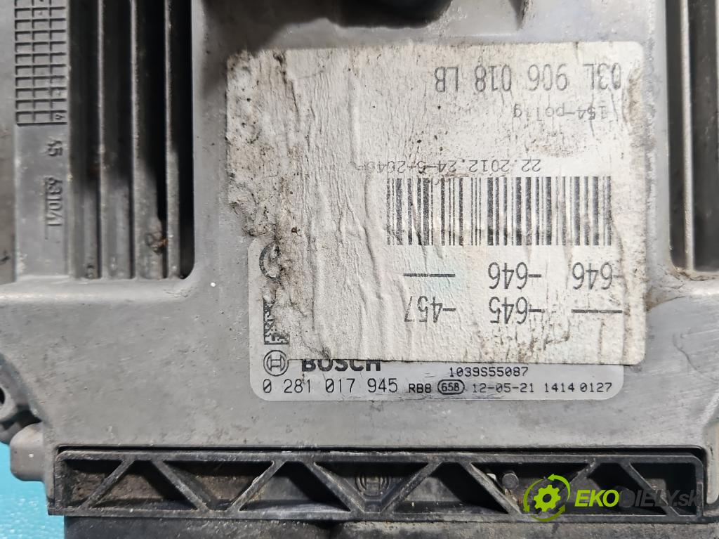 Audi A6 C7 2011-2018 2.0 tdi 177 HP automatic 130 kW 1968 cm3 5- riadiaca jednotka motora 0281017945