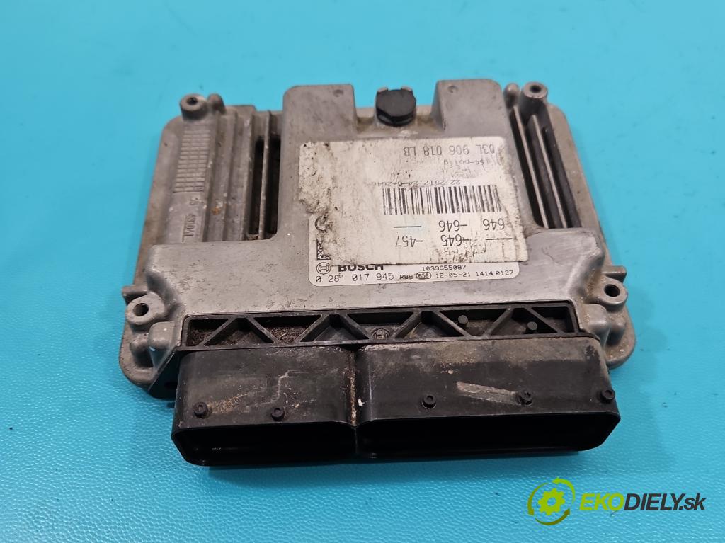 Audi A6 C7 2011-2018 2.0 tdi 177 HP automatic 130 kW 1968 cm3 5- riadiaca jednotka motora 0281017945