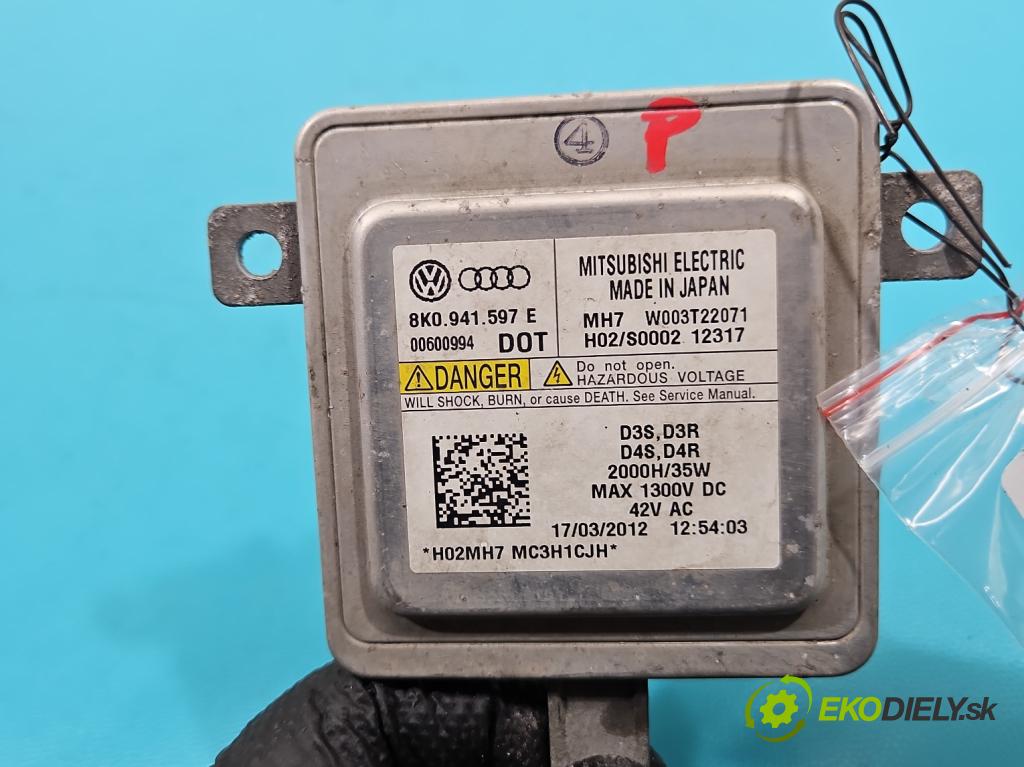 Audi A6 C7 2011-2018 2.0 tdi 177 HP automatic 130 kW 1968 cm3 5- střídač: xenon 8K0941597E (Riadiaca jednotka xenónu)