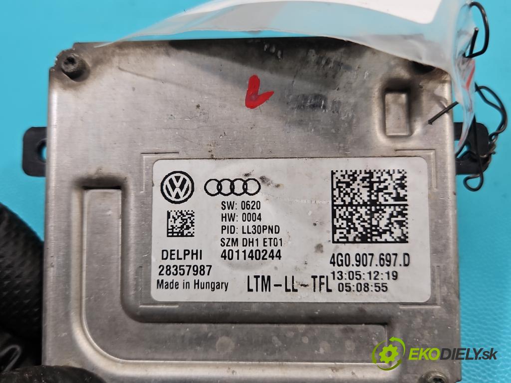 Audi A6 C7 2011-2018 2.0 tdi 177 HP automatic 130 kW 1968 cm3 5- modul lampy: 4G0907697D
