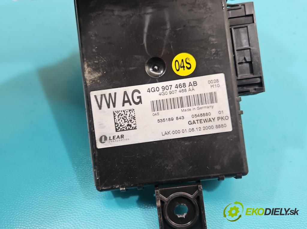 Audi A6 C7 2011-2018 2.0 tdi 177 HP automatic 130 kW 1968 cm3 5- riadiaca jednotka ostatné 4G0907468AB