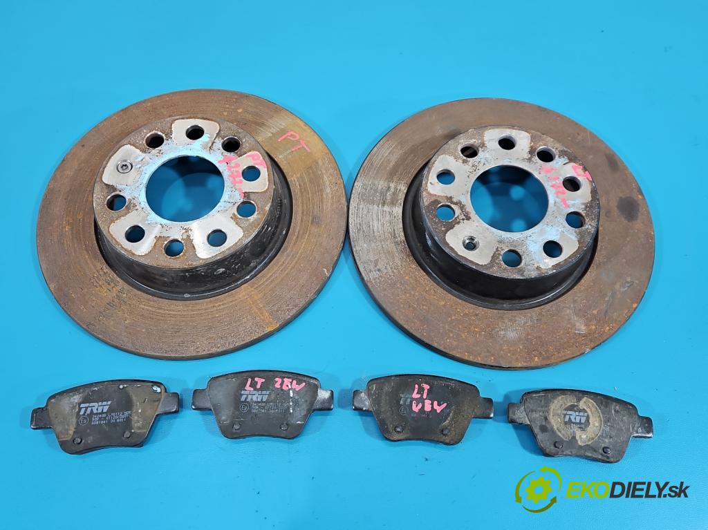 Skoda Yeti 2009-2017 2.0d 170 HP manual 125 kW 1968 cm3 5- Štíty: brzdové zadné 