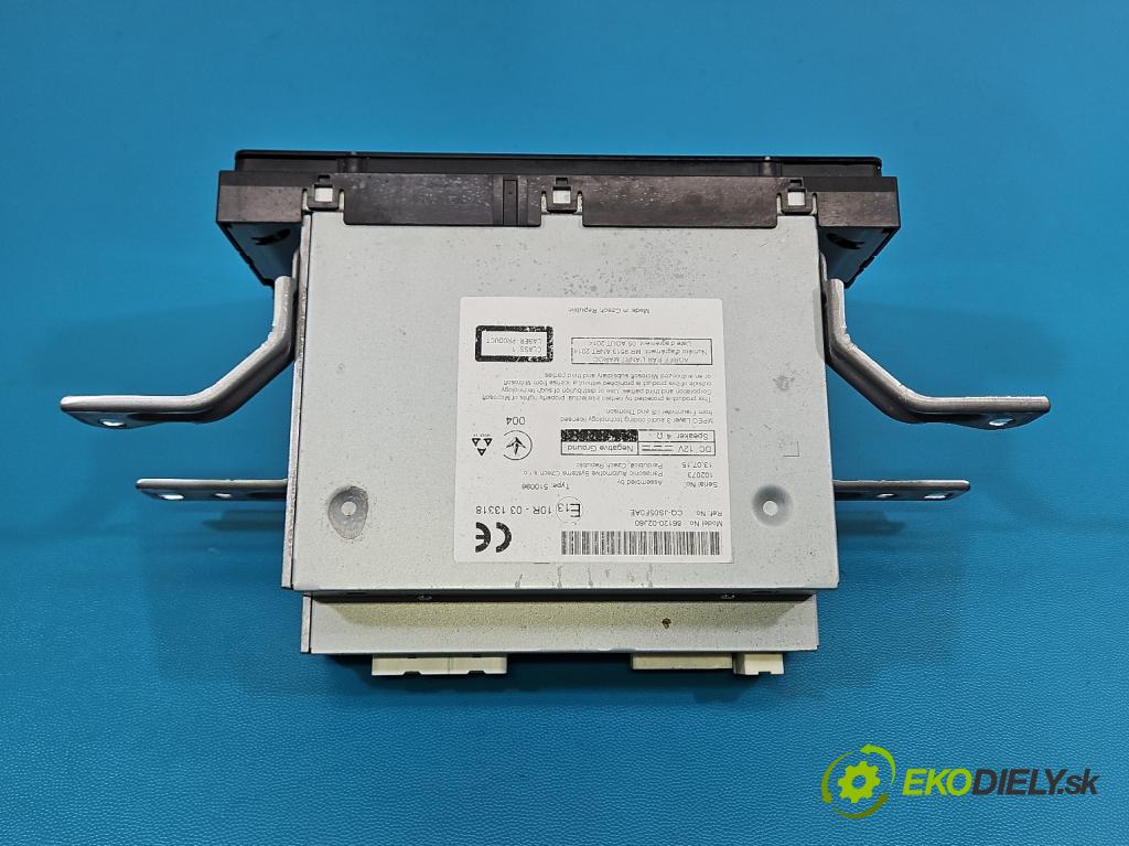 Toyota Auris II 2012-2018 1.6 16V 132  HP manual 97 kW 1598 cm3 5- Radio originál 86120-02J60