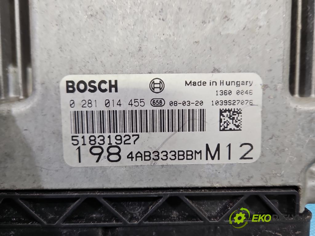 Fiat Bravo II 2007-2014 1.6 jtd 120 HP manual 88 kW 1598 cm3 5- riadiaca jednotka motora 0281014455