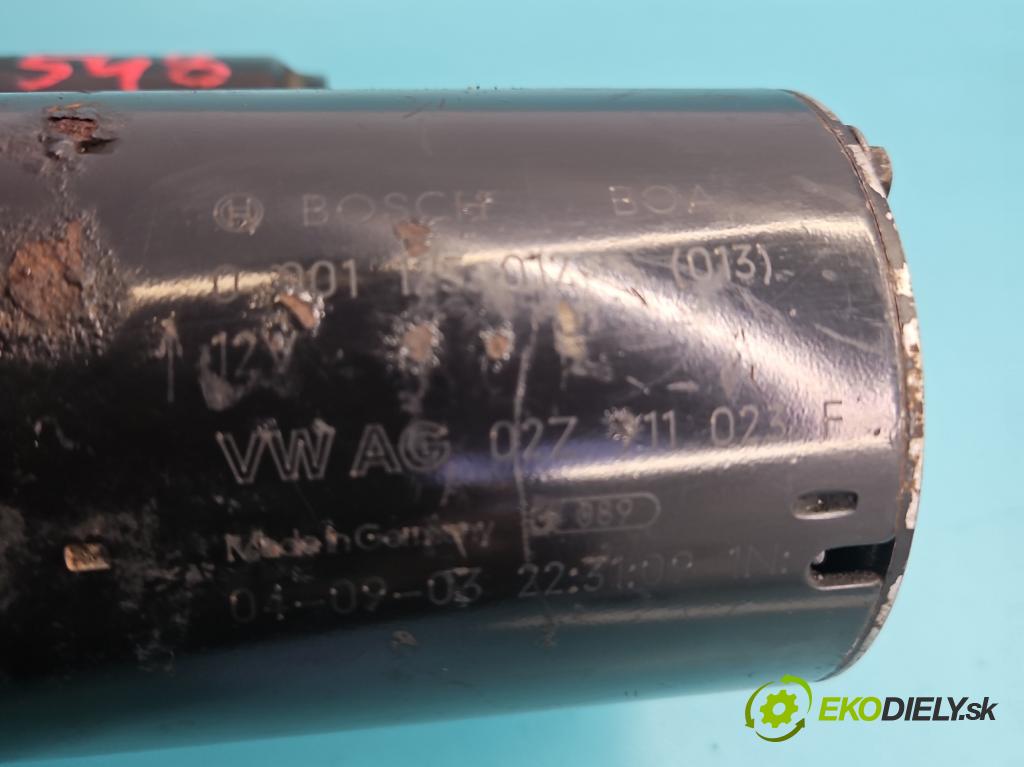 Vw Golf V 2003-2009 1.9 tdi 105 HP manual 77 kW 1896 cm3 5- štartér 027911023F (Štartér)