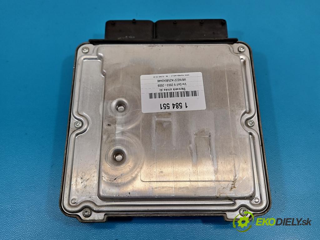 Vw Golf V 2003-2009 1.9 tdi 105 HP manual 77 kW 1896 cm3 5- riadiaca jednotka motora 03G906016CB
