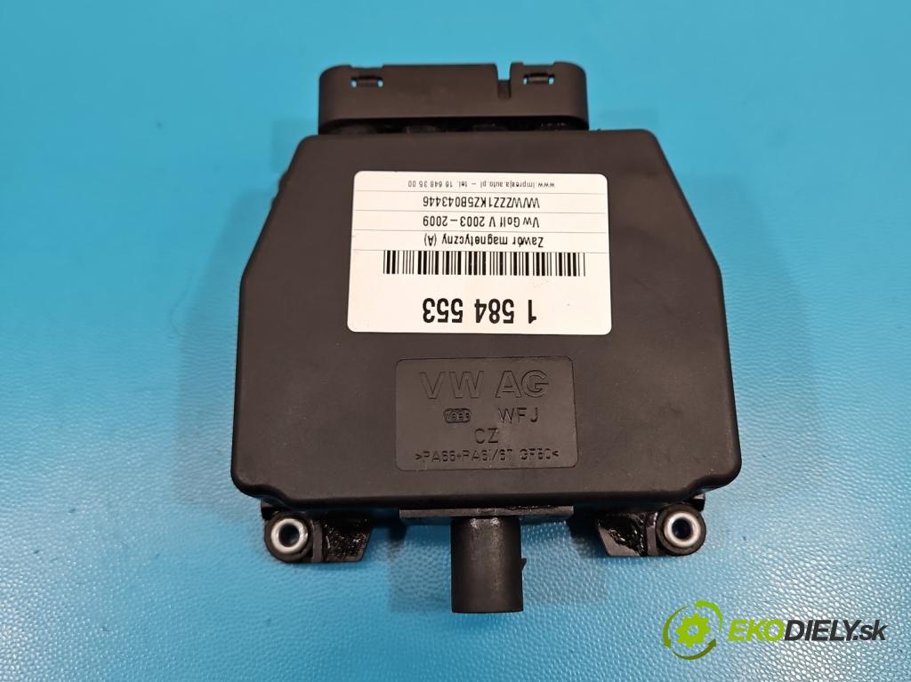 Vw Golf V 2003-2009 1.9 tdi 105 HP manual 77 kW 1896 cm3 5- ventil magnetické: 6Q0906625 (Ventil ostatné)