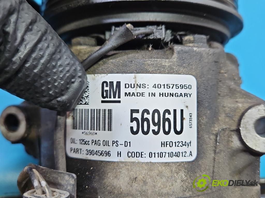 Opel Astra IV 2009-2015 1.4 T 140 HP manual 103 kW 1364 cm3 4- Kompresor: klimatizácie 401575950 (Kompresor klimatizácie)