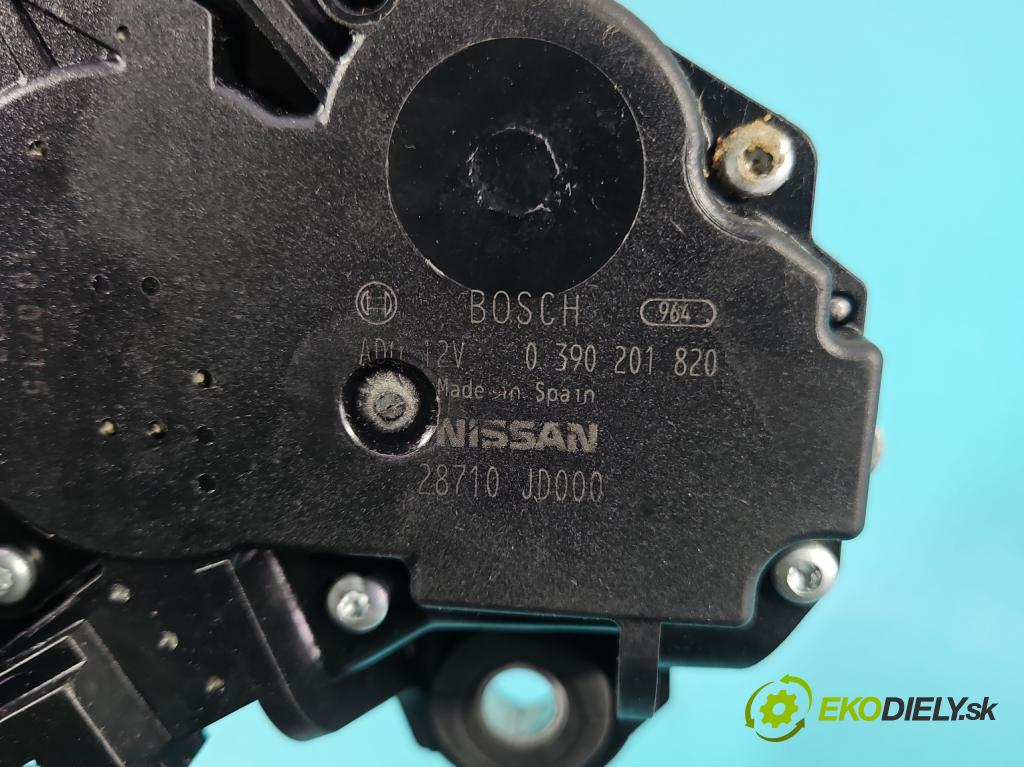 Nissan Qashqai I J10 2006-2013 1.6 16V 114 HP manual 84 kW 1598 cm3 5- motor stieračov zadné 0390201820