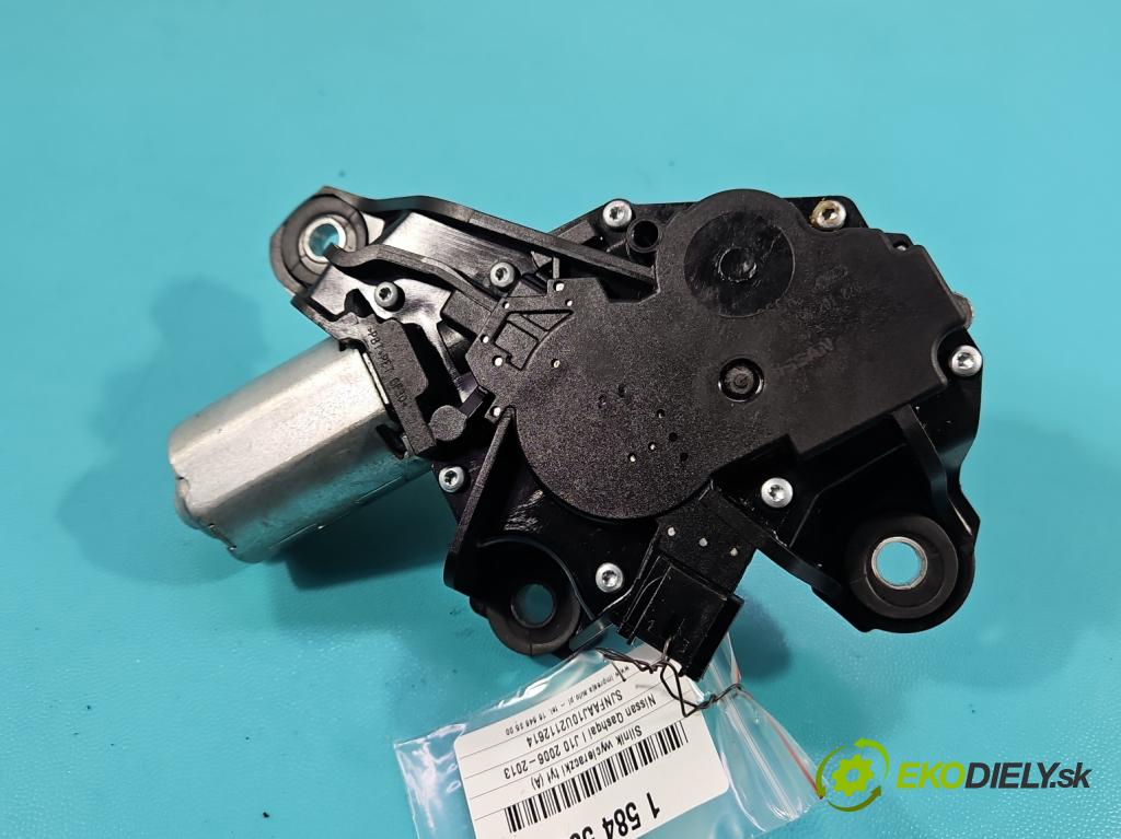 Nissan Qashqai I J10 2006-2013 1.6 16V 114 HP manual 84 kW 1598 cm3 5- motor stieračov zadné 0390201820