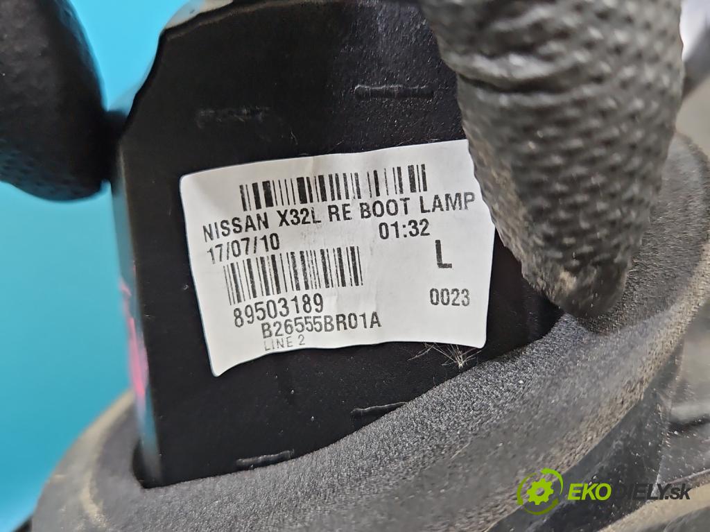 Nissan Qashqai I J10 2006-2013 1.6 16V 114 hp manual 84 kW 1598 cm3 5- světlo zadní levé kufrových dveří 89503189
