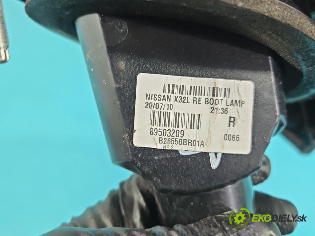 Nissan Qashqai I J10 2006-2013 1.6 16V 114 HP manual 84 kW 1598 cm3 5- svetlo / reflektor zadné pravé 89503209 (Kľučka dverí ostatné)