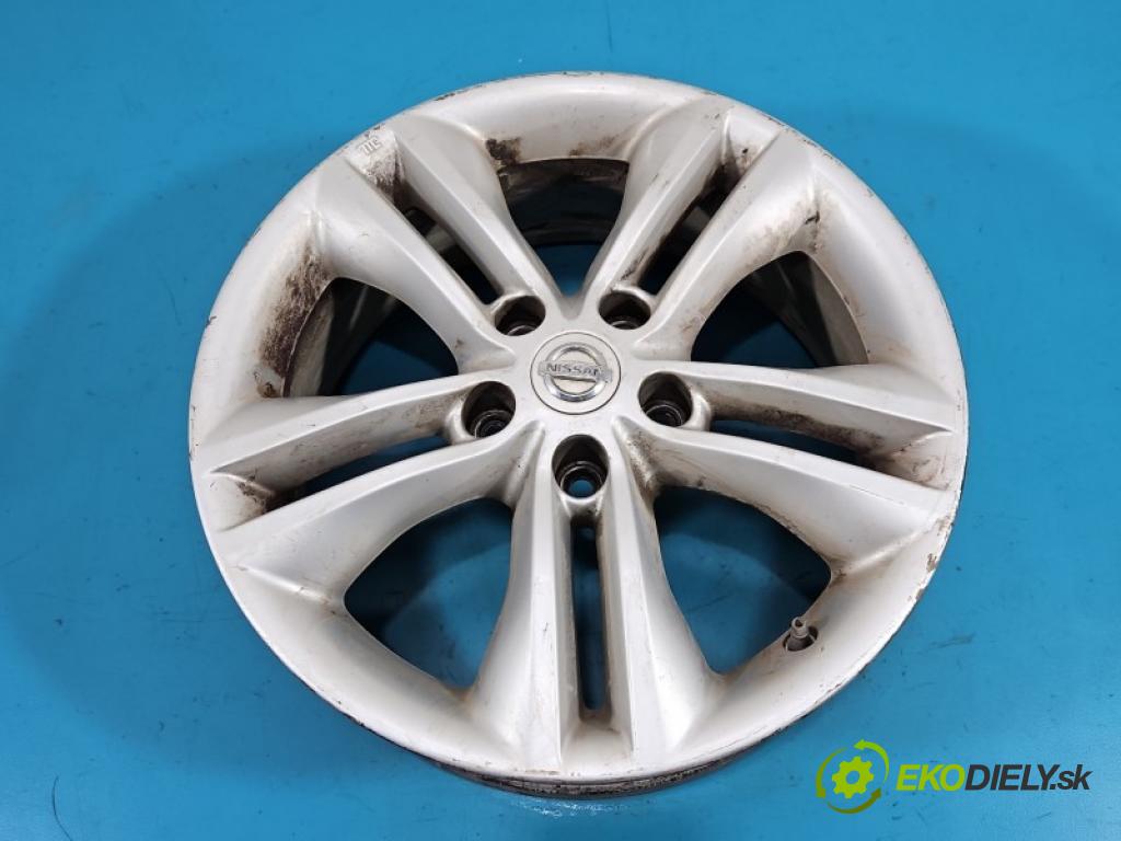 Nissan Qashqai I J10 2006-2013 1.6 16V 114 hp manual 84 kW 1598 cm3 5- Felga hliník 17" komplet